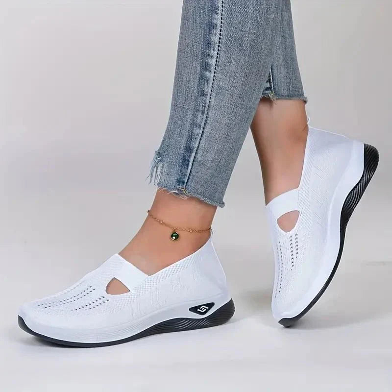 Tênis Feminino Sem Cadarço Ortopédico + Palmilha Grátis